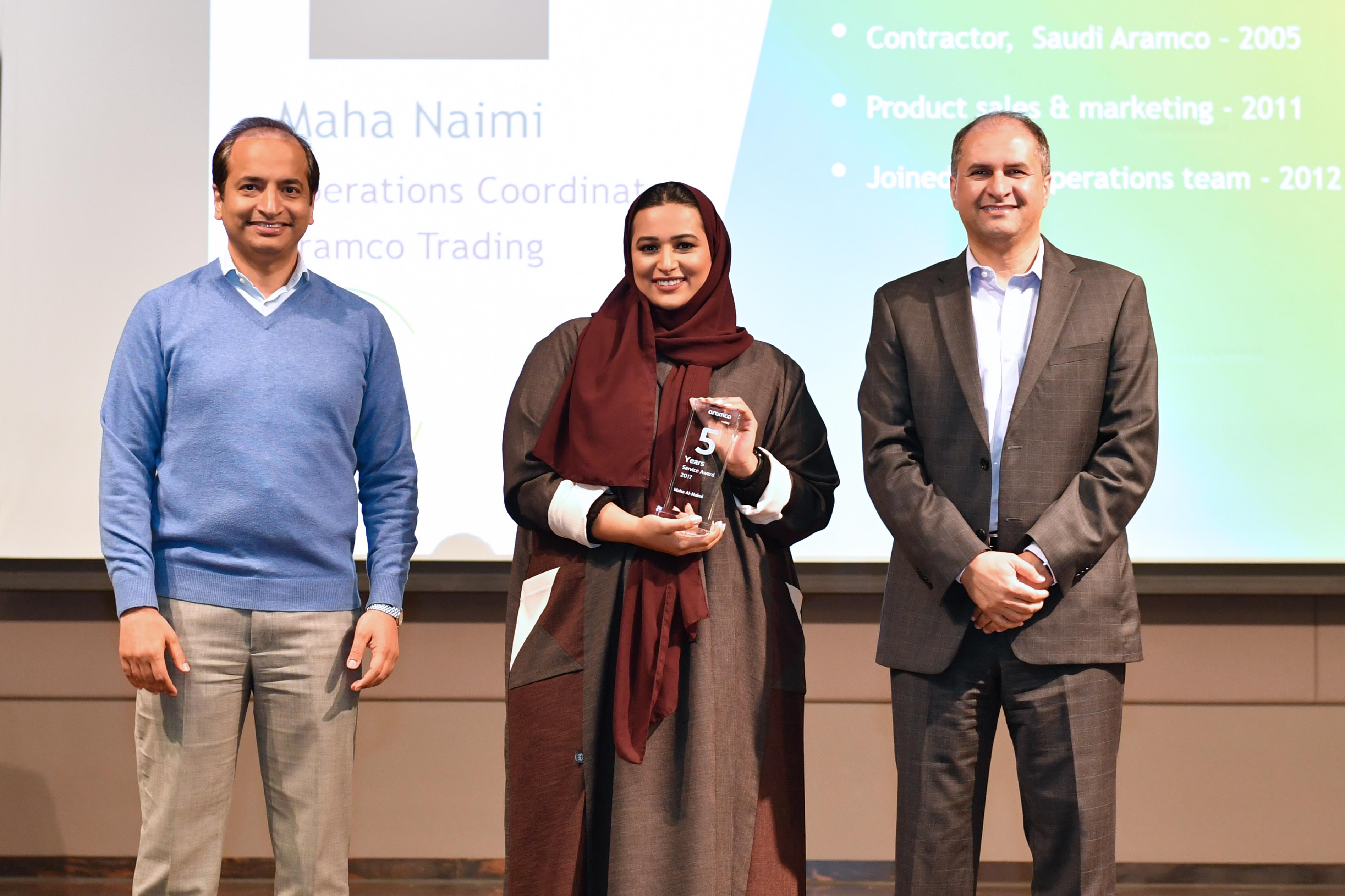 Aramco Trading Service Award ceremony